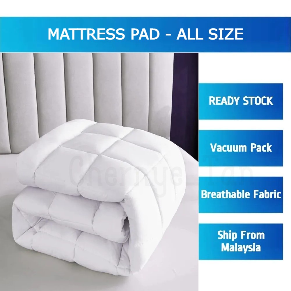 🔥SALE🔥 Extra Thick Mattress Topper / Cooling Mattress Pad ALL SIZE