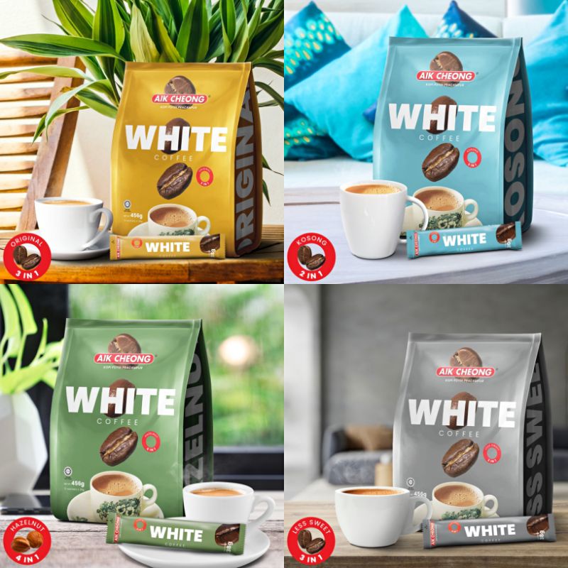 Aik cheong white coffee 3in1 instant coffee Kopi Segera Original