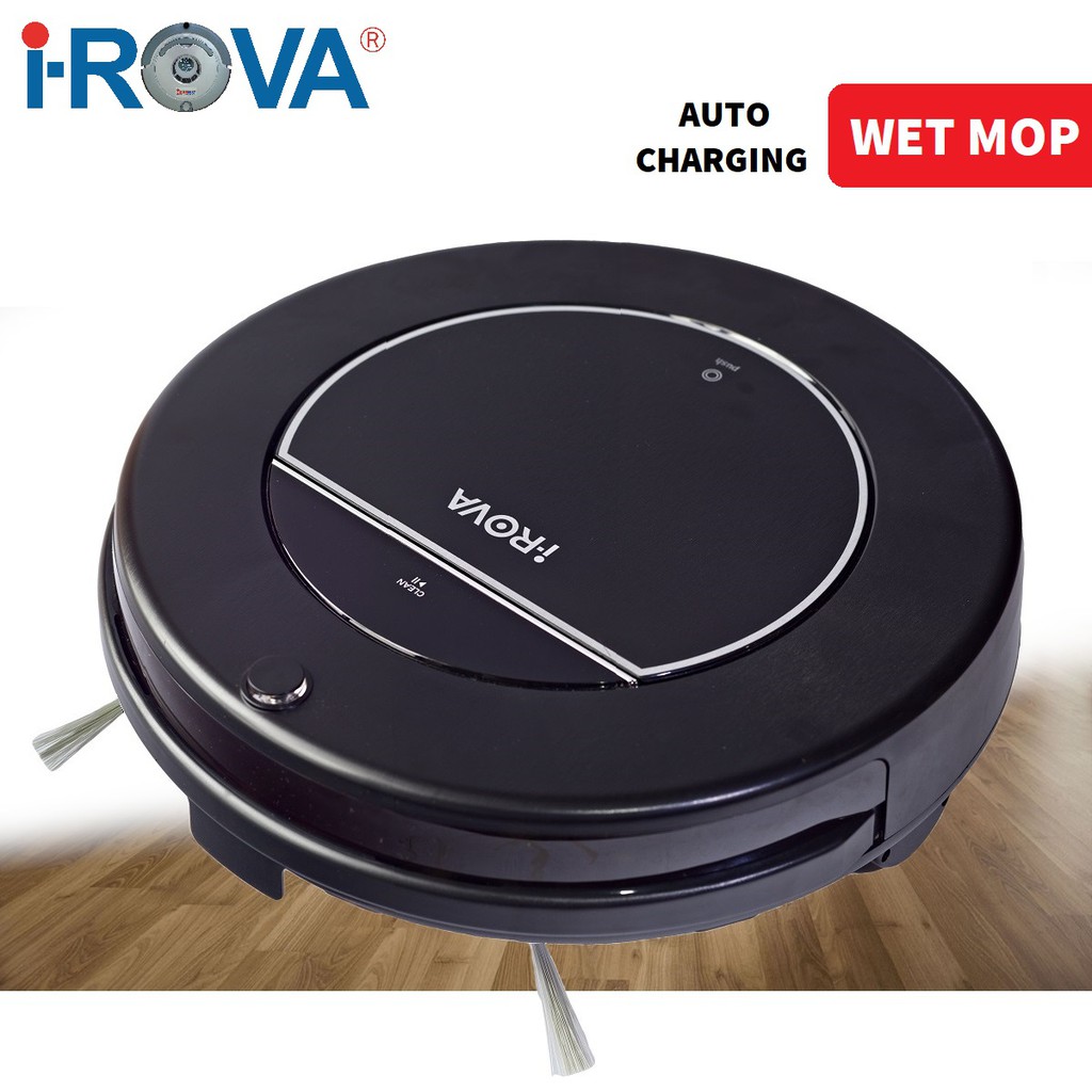 *NEW MODEL* IROVA KK8SF Auto Charging Robot Vacuum Cleaner w/ Wet