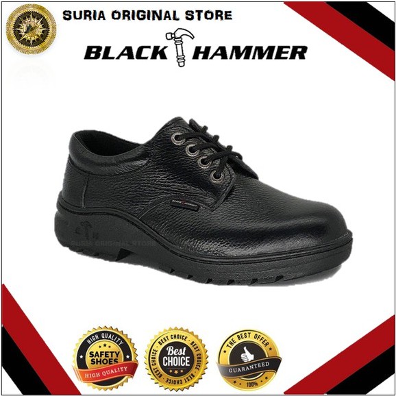 Black Hammer Classic Series Safety Shoes BH0991 Original Black