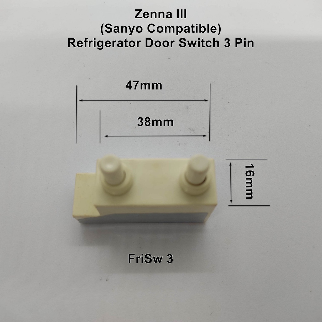 (Sanyo Compatible) Refrigerator Door Switch 3 Pin Shopee Malaysia