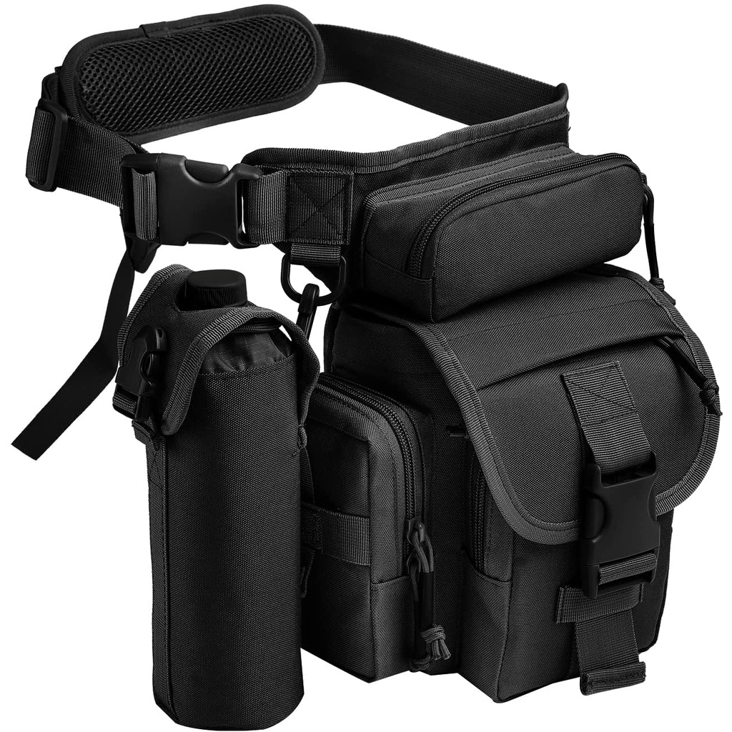 Waterproof Military Tactical Drop Leg Pouch Bag Type B Cross Over Leg