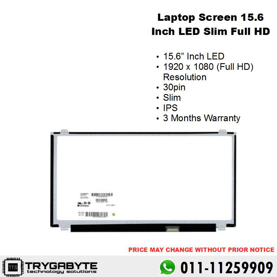 Laptop Screen 15.6 Inch LED Slim 30pin Full HD / Laptop Screen