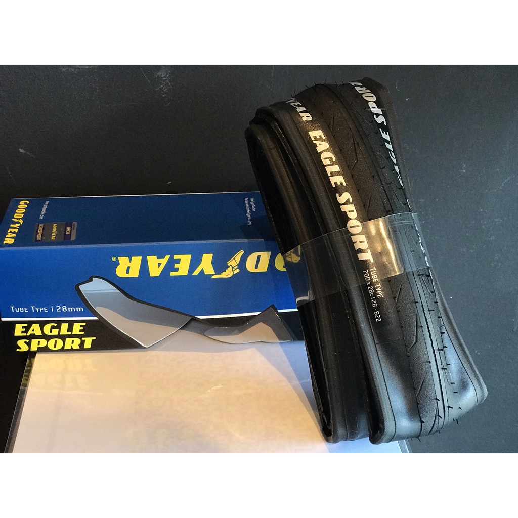 Goodyear (FREE SHIPPING) Eagle Sport 700x28c (BLACK) Road Bike Tyre