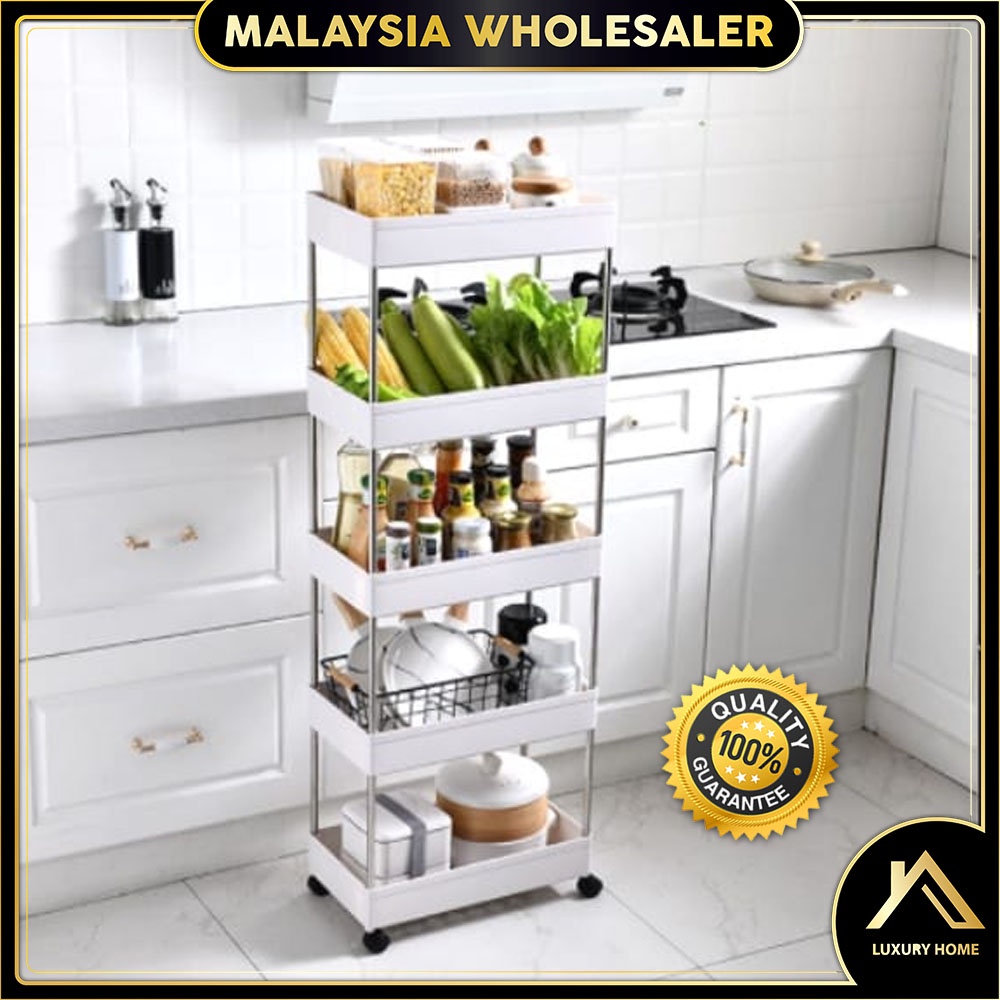 🔥CLEAR STOCK KILANG TUTUP🔥Trolley Rack Kitchen Trolley Rack