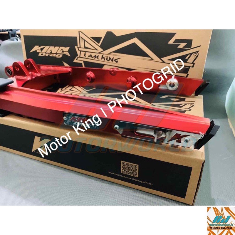 Swing Arm King Drag LC135 4S/5S (2 in 1) +1 Inch & Getah Arm Rubber