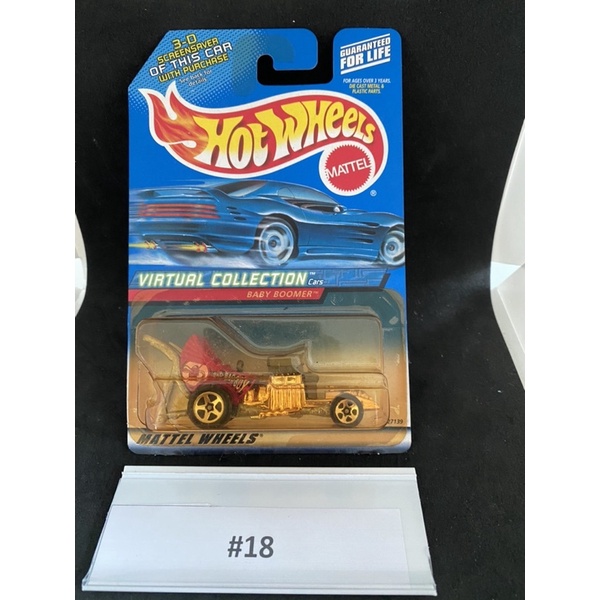 HOT WHEELS RED BABY BOOMER NON MINT BLISTER Shopee Malaysia