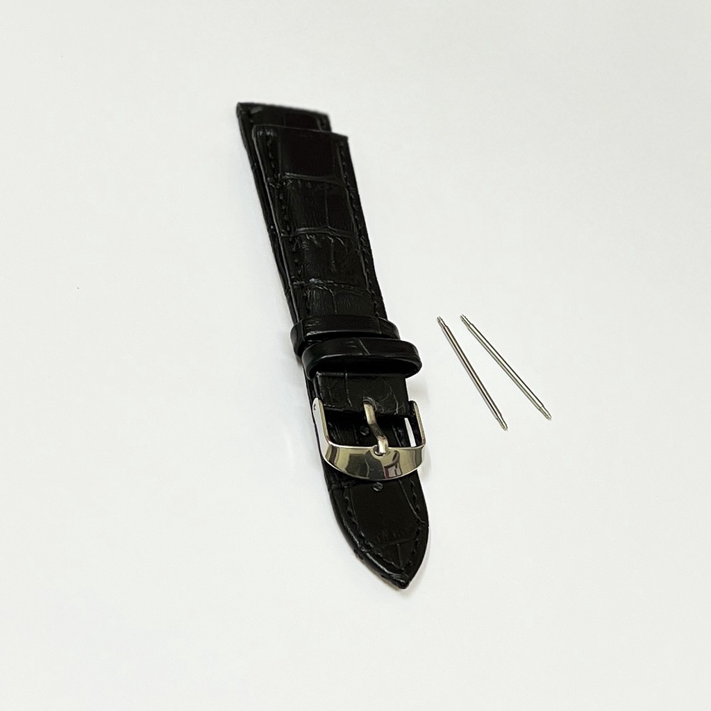 Premier Genuine leather anti allergic watch straps Black, Dark brown,brown watch bands (12mm