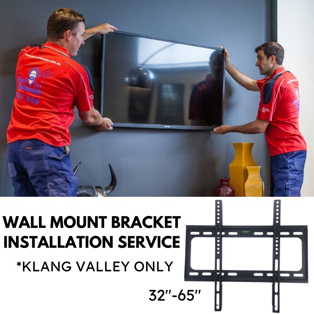 Wall Bracket Installation Service Fixed Wall Type Shopee Malaysia