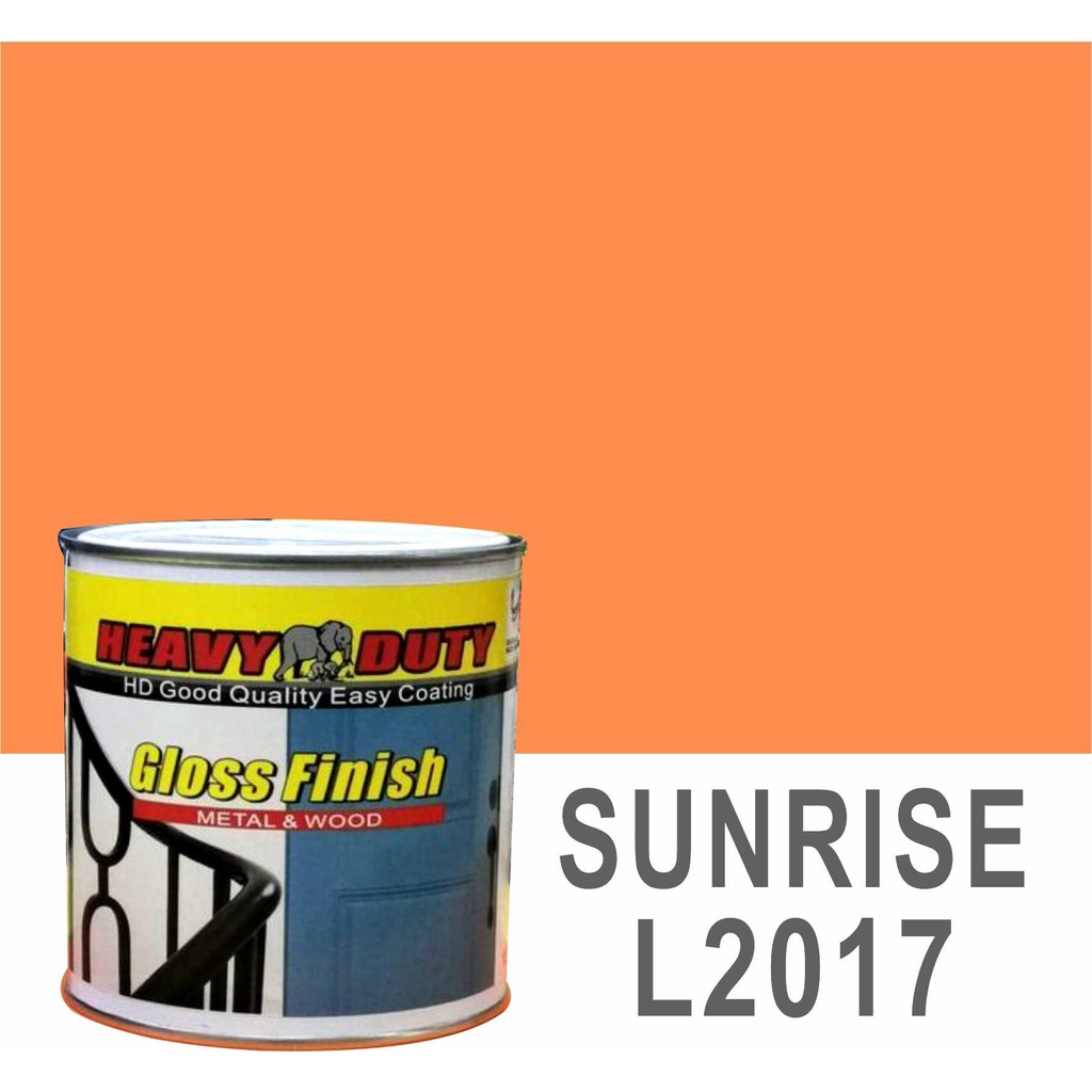 2017 SUNRISE ( 5L ) HEAVY DUTY High Gloss Finish Paint for Wood & Metal