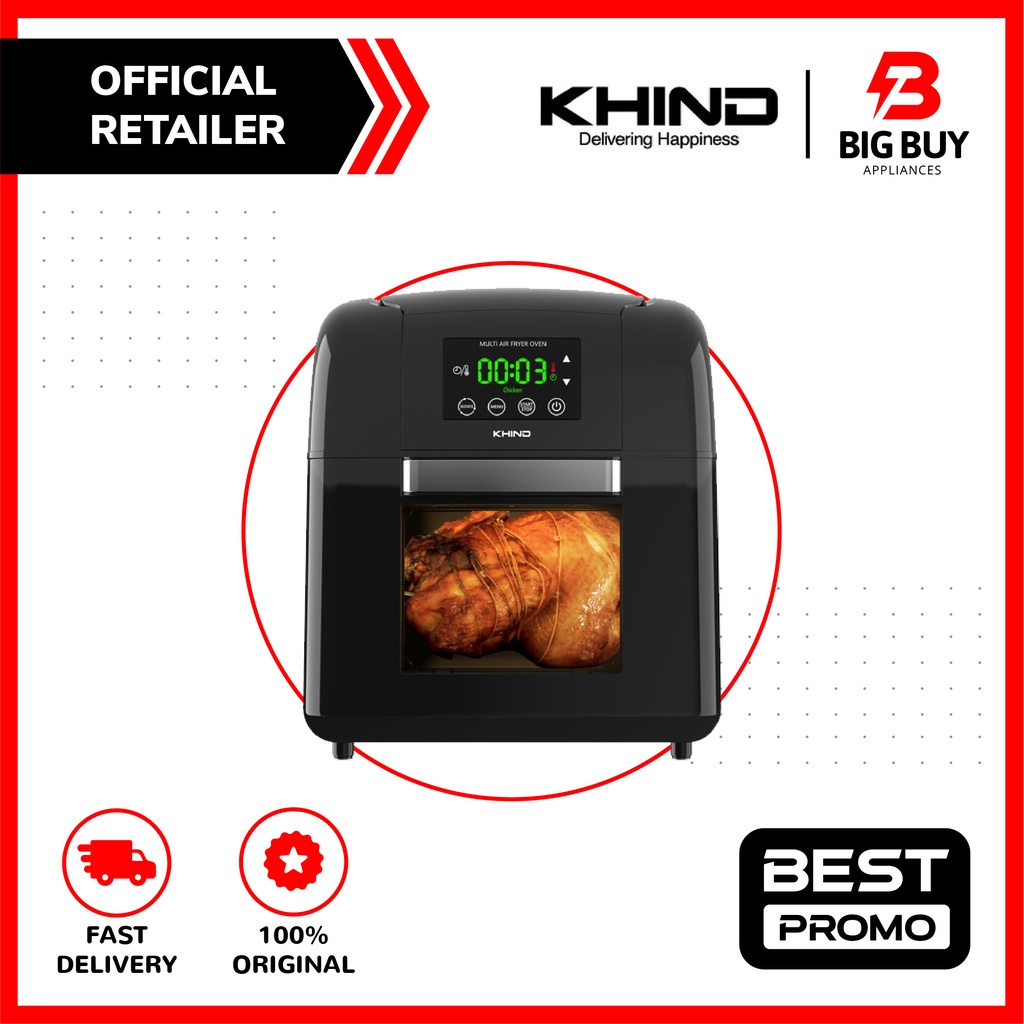 Khind 9.5 L Multi Air Fryer Oven ARF9500 Shopee Malaysia