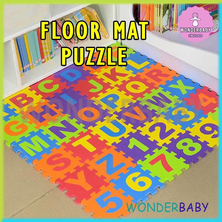 Floor Mat Puzzle 36pcs Baby Children Foam Large Size Alphabet ABC