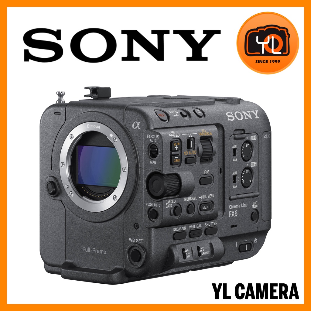 Sony FX6 Cinema Line Camera (Body Only) (Free Smallrig AAK2213C