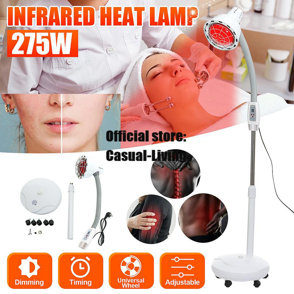Floor Stand IR Infrared Heating Therapy Lamp Beauty Salon Physiotherapy