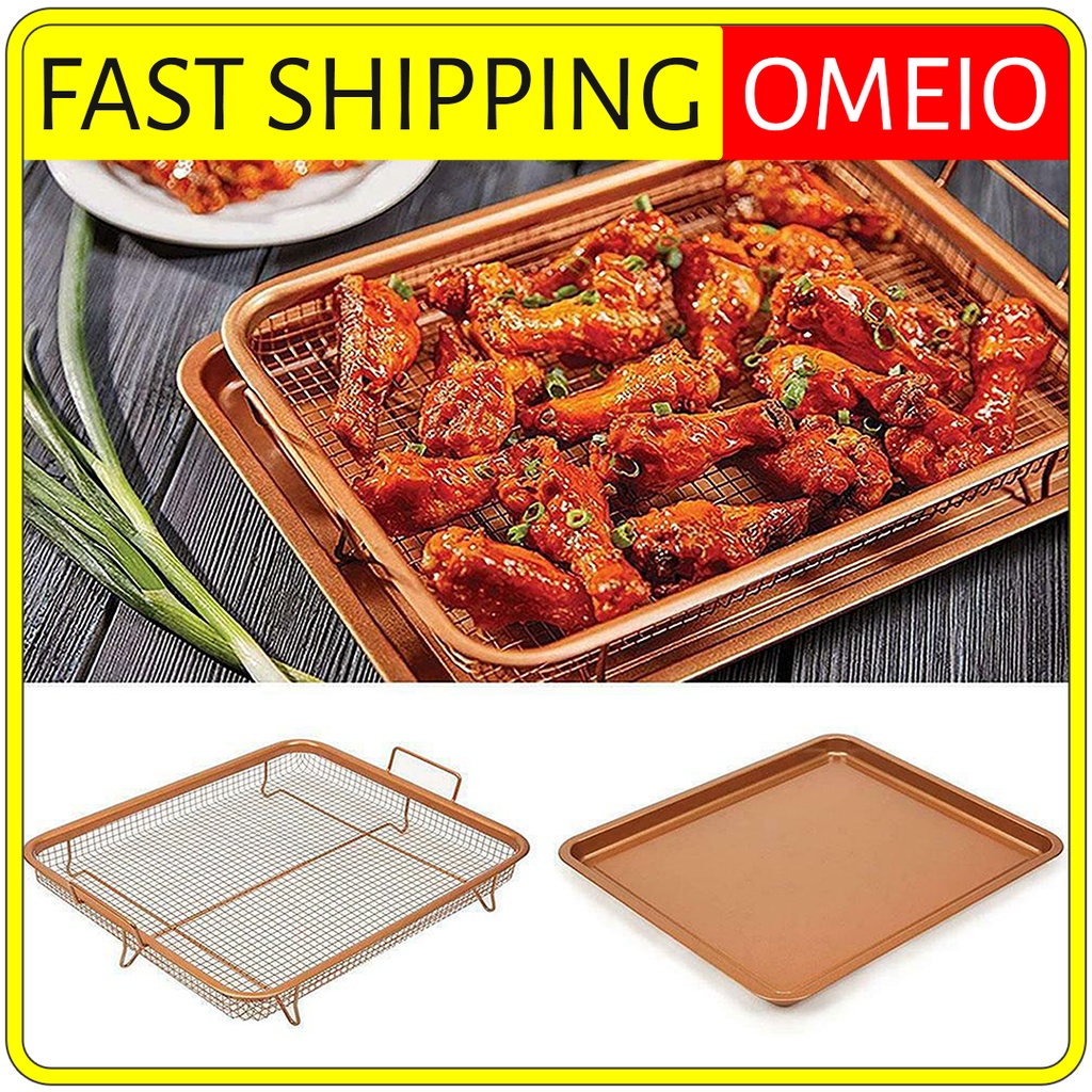 Frying Basket Mesh Oven Mesh Oil Strainer Detachable Portable Fries