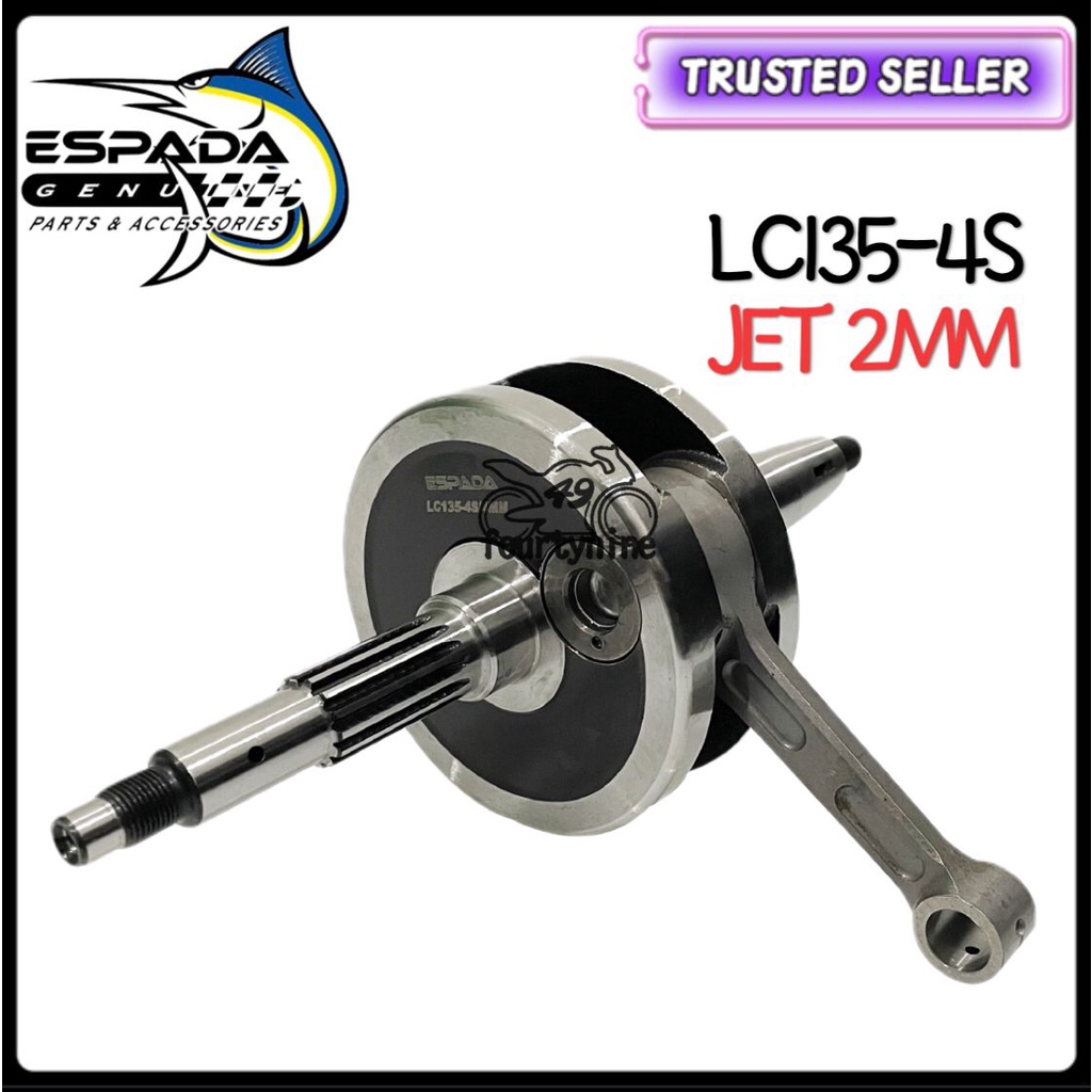 LC135 CRANKSHAFT JET 2MM ESPADA CRANK SHAFT JACK UP 2MM ESPADA Shopee