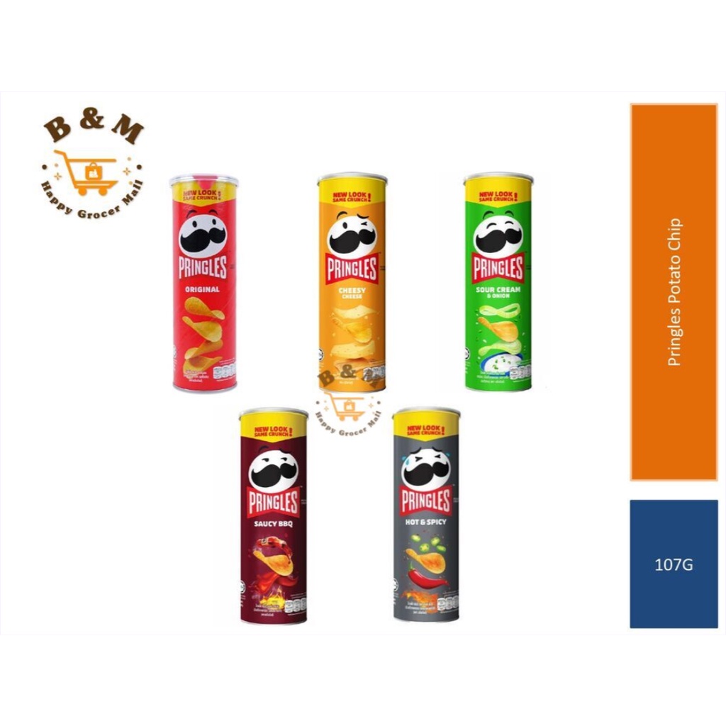Pringles Potato Chip 107g/ 36g Expire Jan 24 Shopee Malaysia