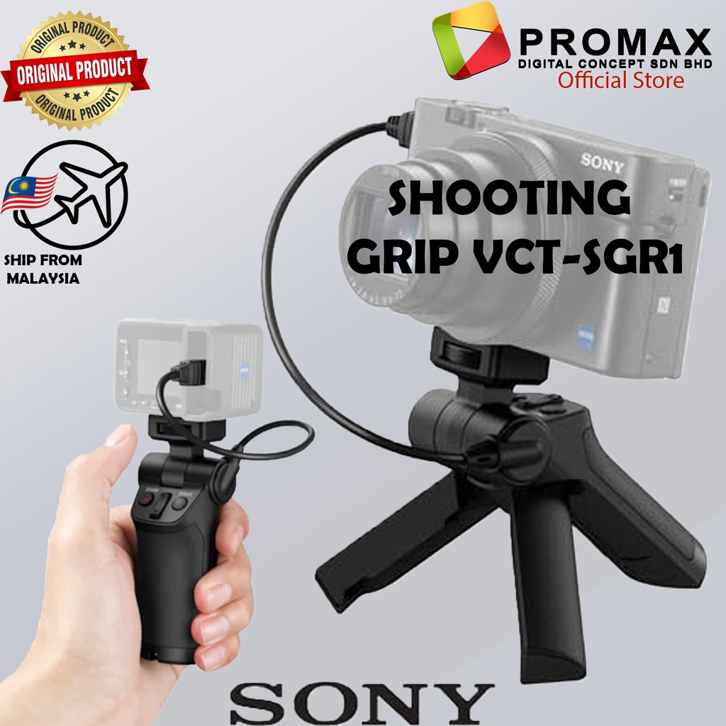READY STOCK!! Sony VCTSGR1 Shooting Grip 100 Original Sony Malaysia