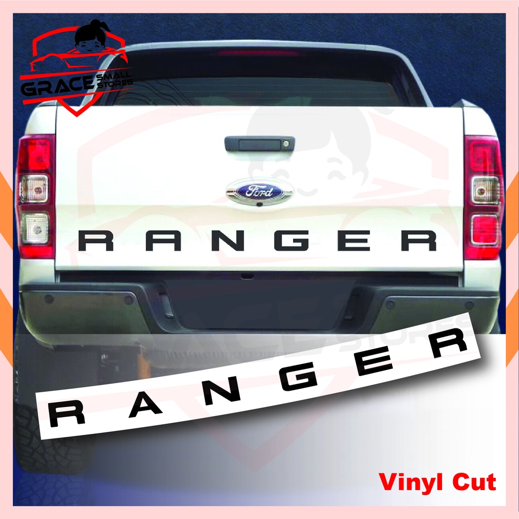 4X4 Sticker Ranger Ford Ranger Tailgate Rear Boot Sticker Car Trunk