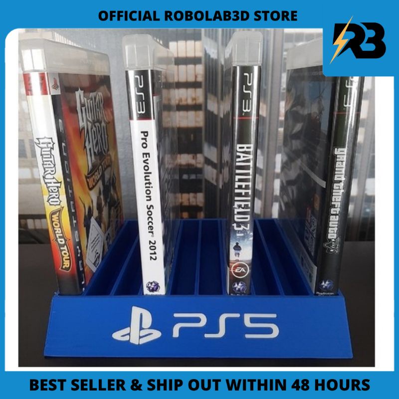 Playstation 5 (PS5) Game Cases Holder / Games Disk Storage Shopee