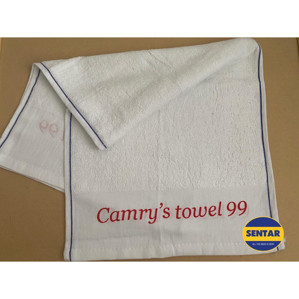 100 Cotton Good Morning Towel 3pcs/12pcs Grade A Thick Camry's White