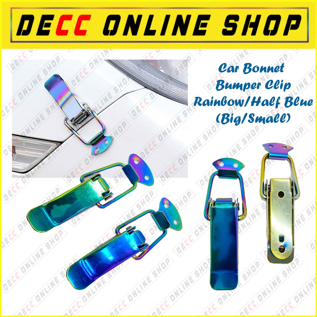 Universal Car Bumper Clip Rainbow/Half Blue ( Big/Small ) **READY STOCK Shopee Malaysia