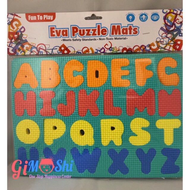 ABC Alphabet + 123 Eva Puzzle Mats Kids Learning Tools Shopee Malaysia