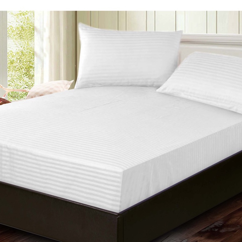 Essina Bedding Prismatic Hotel Series 40CM Depth Pocket Fitted Sheet