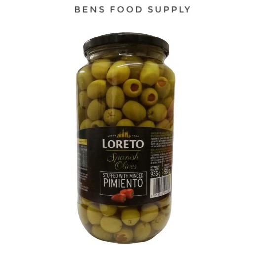 Loreto Spanish Olives Stuffed with Minced Pimiento 935gm Shopee Malaysia