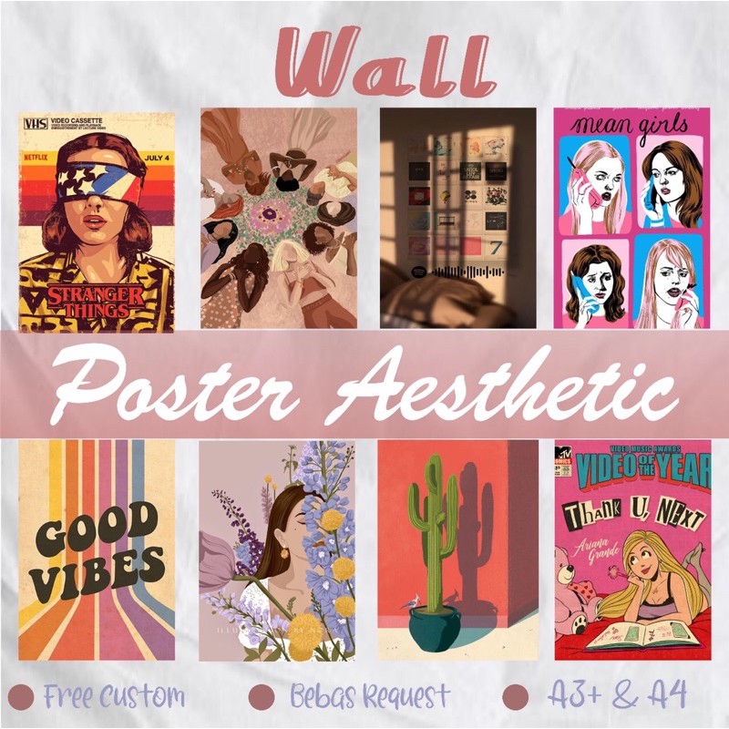 (A3+, A4, A5) Print Custom Design Poster/ Band Poster/ Kpop Poster