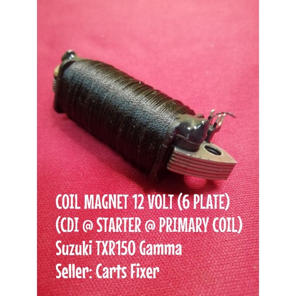 Coil 12 Volt 6 Plate (Starter Coil / Primary Coil / CDI Coil