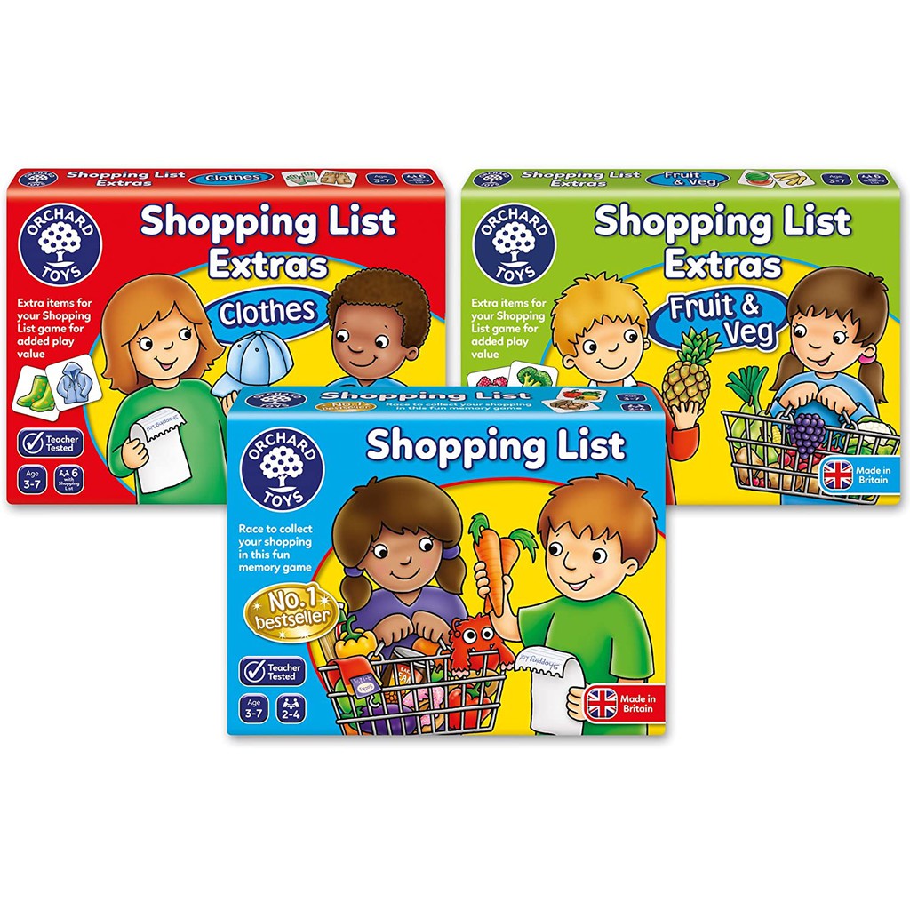 Orchard Toys 🇬🇧 Shopping List Game Shopee Malaysia