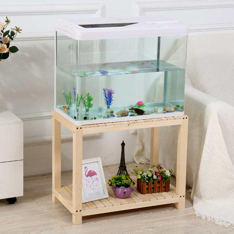 Solid Wood Fish Tank Rack Bottom Base Aquarium Table Wooden