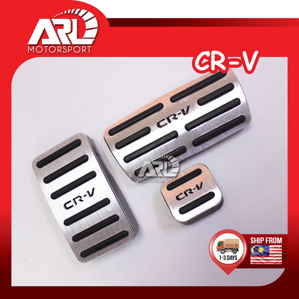 Honda CRV CRV 4th TOA TFC RM1 RM3 RM4 Silver Auto Pedal Steel Non Slip