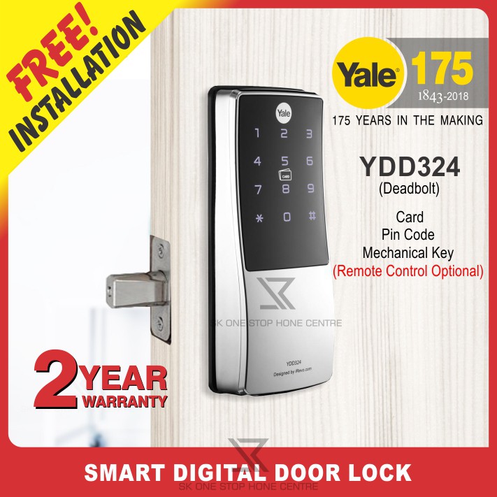 Yale YDD 324 Digital Door deadbolt Lock YDD324 / Yale YDR 30G Smart