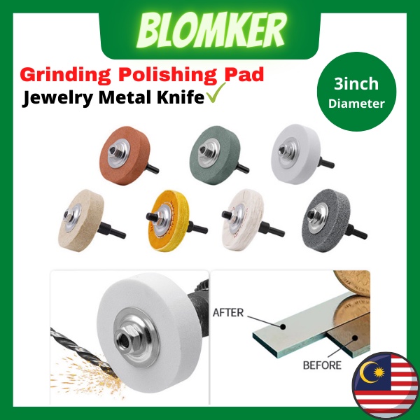 Jewelry Grinding Wheel Polishing Pad Mop Disc Metal Stone Machine