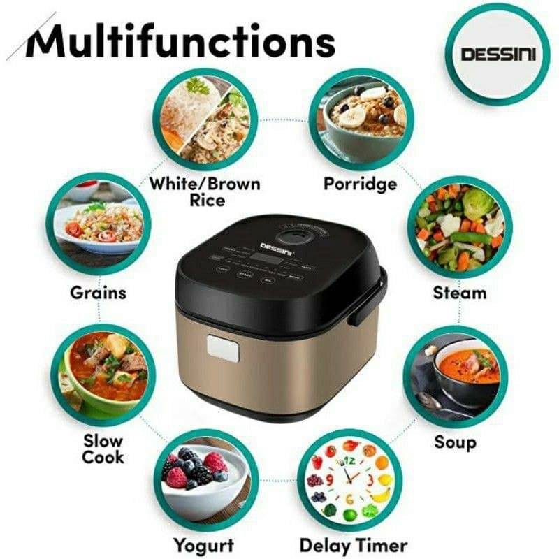 Dessini smart rice cooker (5.2kg) Shopee Malaysia