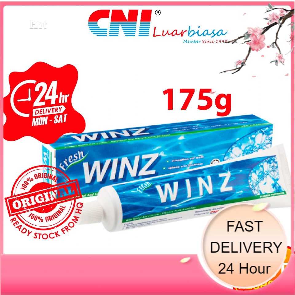 CNI Winz Fluoride Toothpaste 175g With Xylitol, Calcium and Phosphate