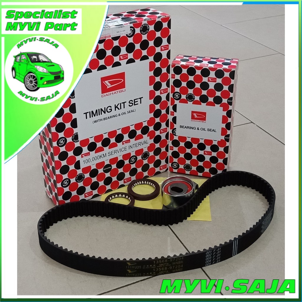 TIMING BELT KIT SET PERODUA KELISA KENARI VIVA 850 1.0 MYVI 1.0 (13568