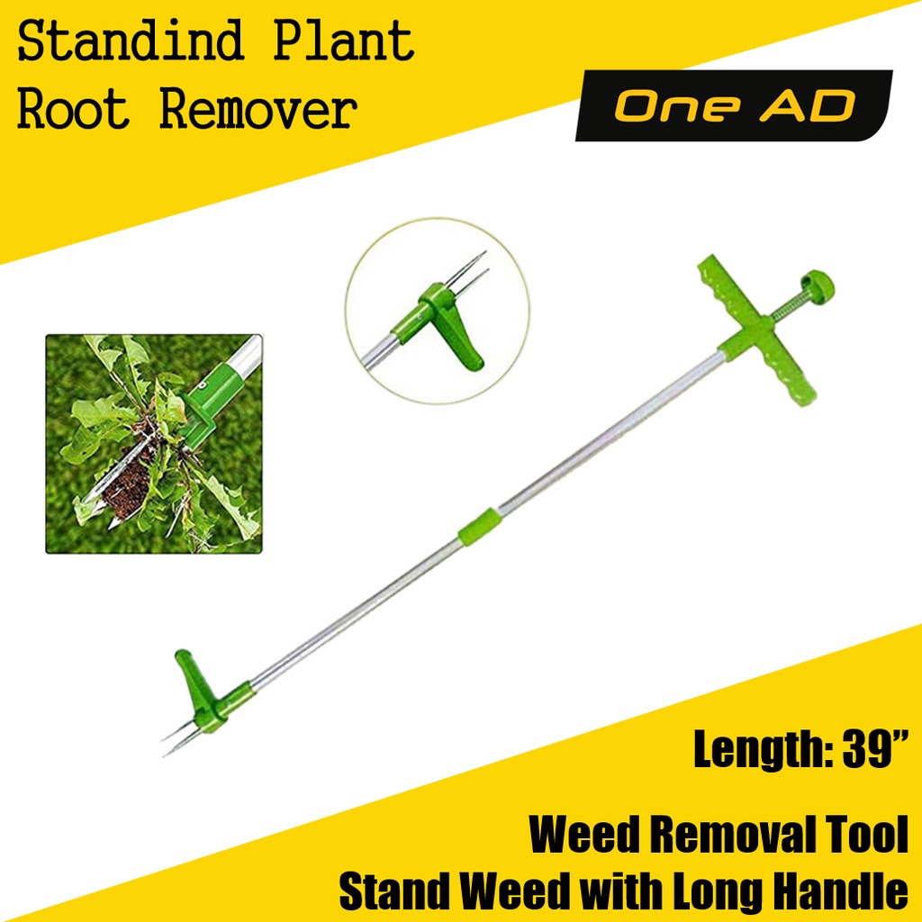 [Ready Stock] Weed Puller Tool Stand Up, Standing Plant Root Remover