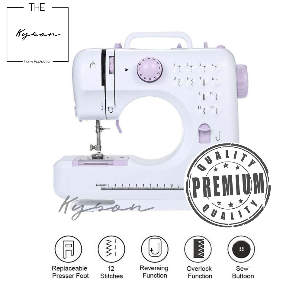 Kyson Sewing Machine Multifunctional Pro Upgraded 12 Stitch FHSM 505A