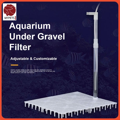 Aquarium Undergravel Filter Detachable & Customizable With Nozzle UFG