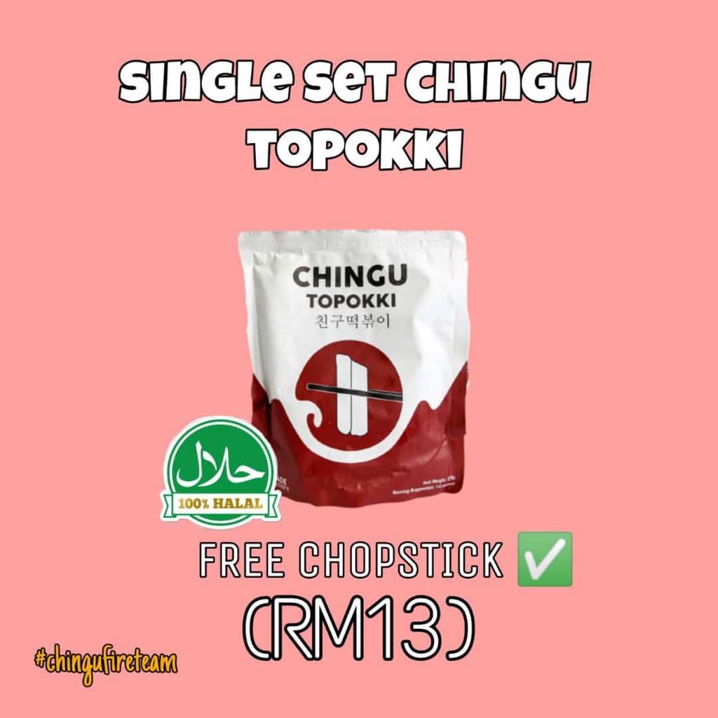 CHINGU TOPOKKI HOMEMADE (WITH SAUCE) Shopee Malaysia