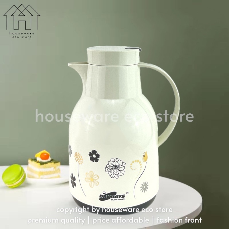 Daydays 1.0L Vacuum Flask Pot Thermos Flask Keep Warm Cold Bottle