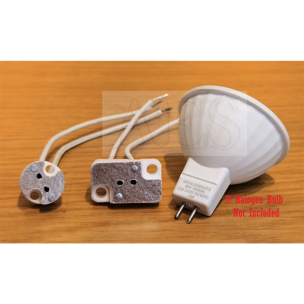 CERAMIC LED HALOGEN BULB HOLDER MR16/GU5.3/MR11/G4 PORCELAIN LAMP
