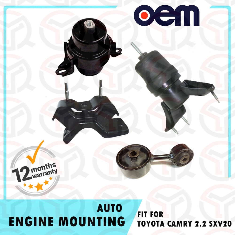 TOYOTA CAMRY 2.2 SXV20 1997-2001 ENGINE MOUNTING SET (4 PIECE) (1 YEAR