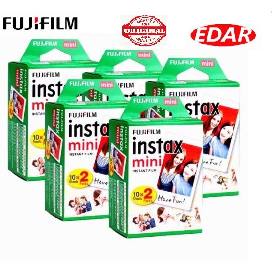 Fujifilm Instax Mini Instant Film 5 Pack(100 Sheets)Expire 2025 Agust Shopee Malaysia