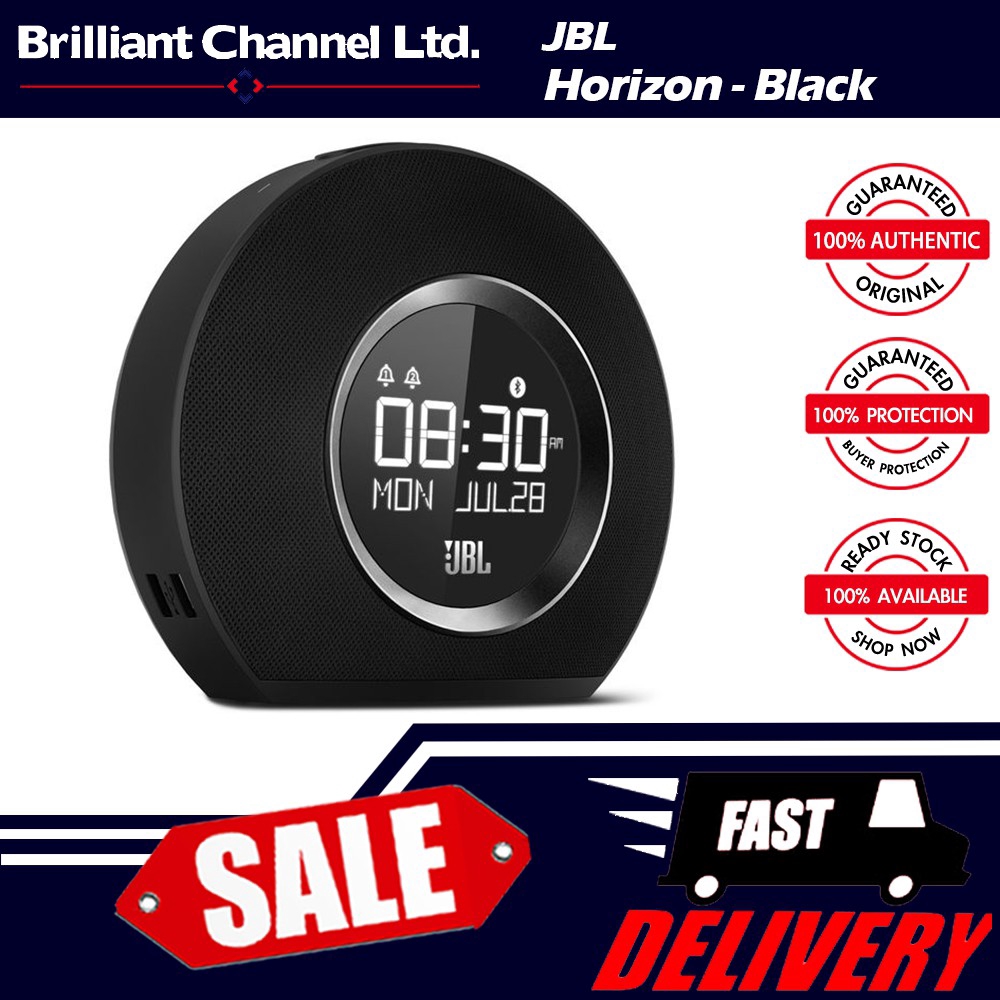 JBL Horizon Bluetooth Clock Speaker With USB Charging And Ambient Light