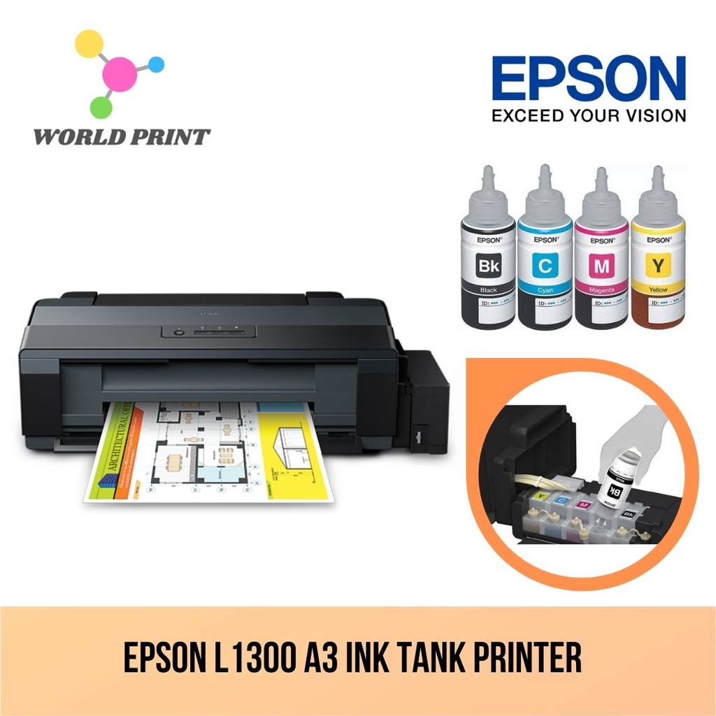 Epson L1300 A3 Ink Tank Printer Shopee Malaysia