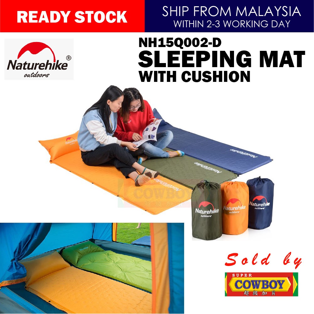 Naturehike Sleeping Pad Wide Air Spliced Sleeping Mat with Cushion
